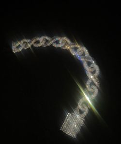 18k Gold plated infinity link bracelet