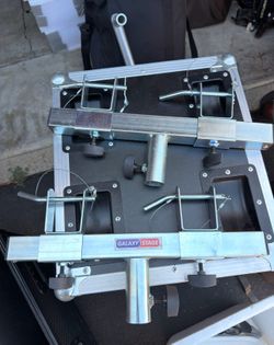 (2) Triangle or Square Truss Adapter Bracket Tripod Stand Support T- Bar