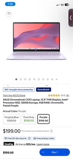ASUS CX15 Purple