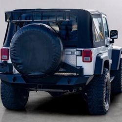 Jeep JK / JKU Rear Bumper Tire Carrier And Rack