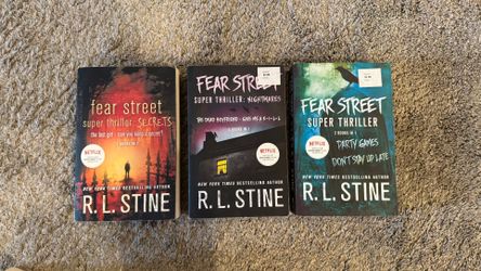 3 Fear Street Super Thriller Books - Each Is 2 Books In 1