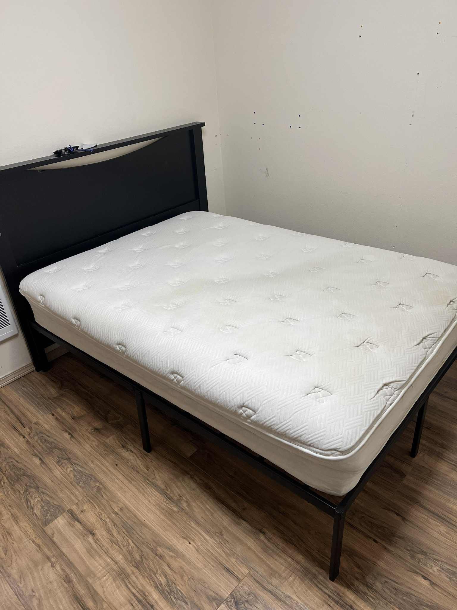 FREE Full Mattress With  Foam Topper, Headboard,  And Mattress Protector 