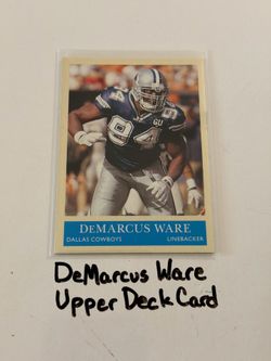 Demarcus Ware Dallas Cowboys Hall of Fame LB Upper Deck Card.