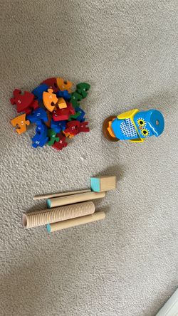 Wooden toys for 2-4 yr olds