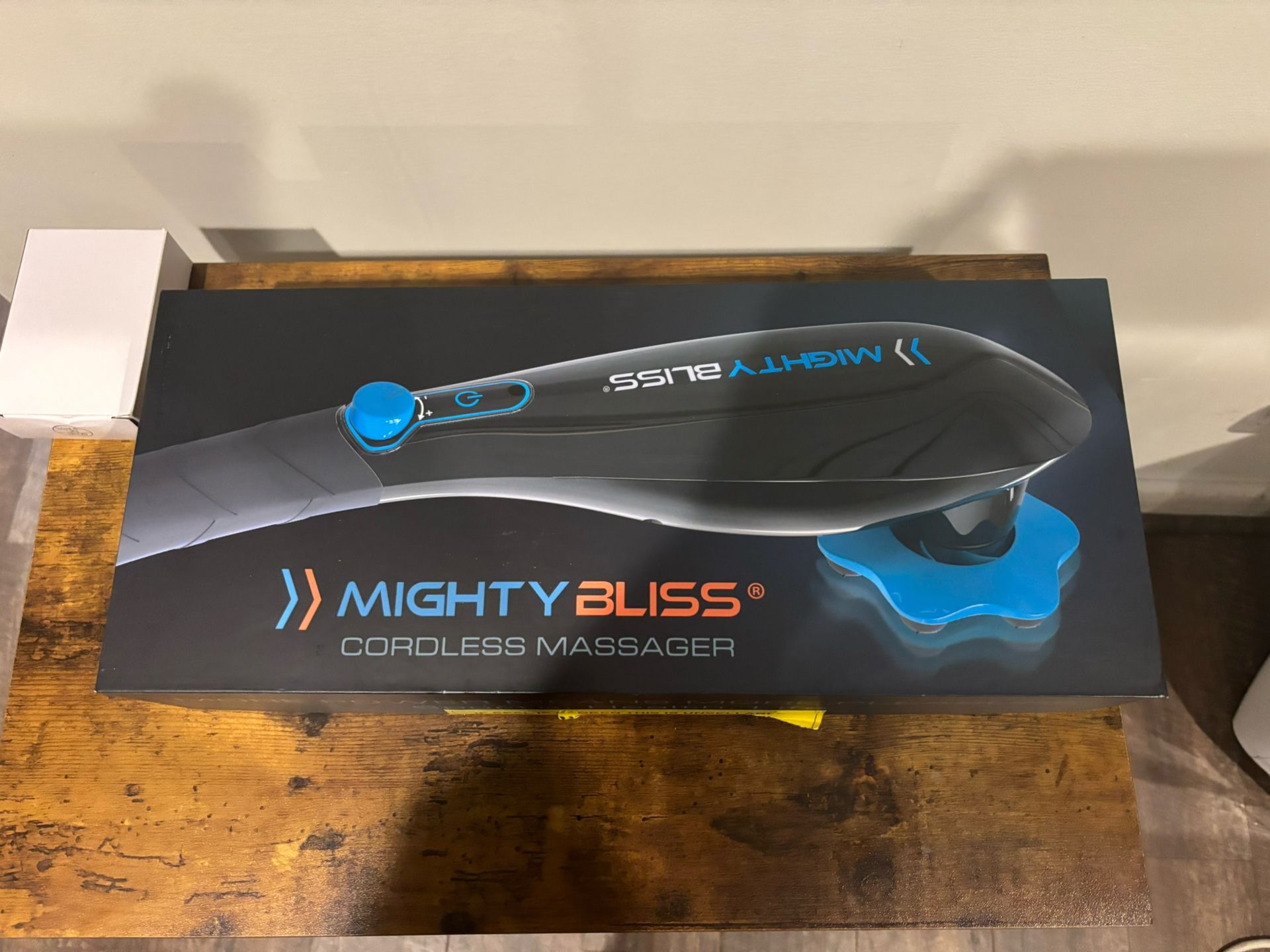 Mighty Bliss Deep Tissue And Back Massager Cordless Handheld Electric Percussion Muscle Massager Machine - Long Handle Full Body Therapy Massager For