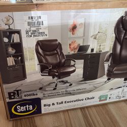 Serta Big And Tall Executive Chair New
