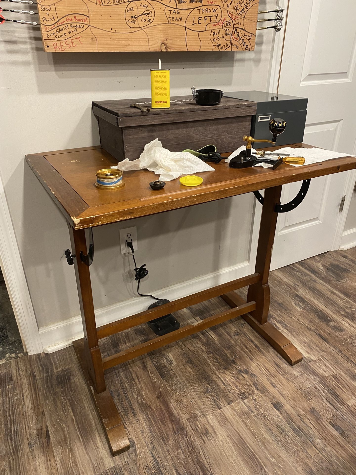 Style French Drafting Desk Table 
