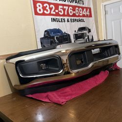 2023 2024 2025 Ford xlt Super Duty F-250 F-450 Front end clip Chrome Bumper with Fog lights 