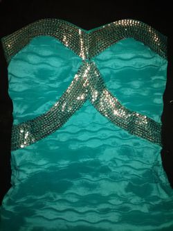 Beautiful Dress Mermaid Dress Prom dress club dress blue turquoise green dress sexy dress special occasion holiday