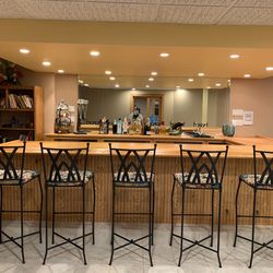 11 Bar Stools Set – Heavy Duty Metal, Very Sturdy – Great for Basement Bar