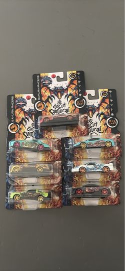 Circuit Samurai Die-Cast Cars Set of 7