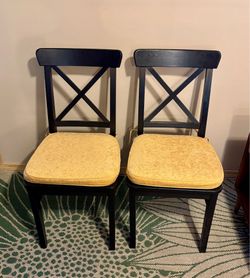 Two dining chairs