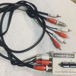 vintage  Shintron  2X AFV routing switcher