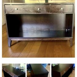 Wood Console Table