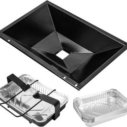 Uniflasy 99250 Grease Tray with Catch Pan for Weber Spirit E-310/E-320/SP-320 Series (2007-2012) Genesis Silver B/C Genesis 1000/2000/3000 Genesis Gol
