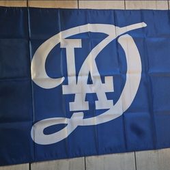 Dodgers Flag 5ftx3ft $20 Firm On Price