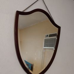 Antique Cherry Bombay Co Mirror 