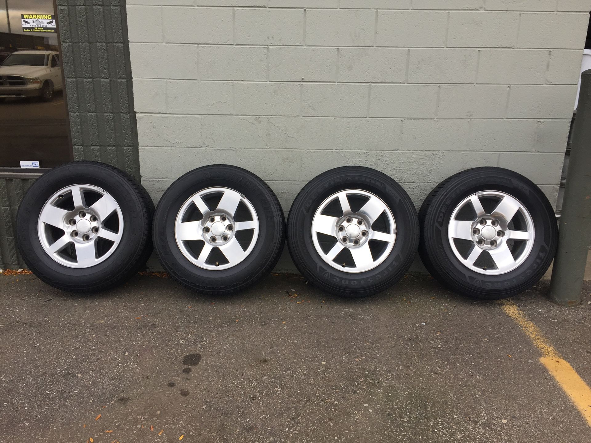 18" GMC YUKON SIERRA CHEVY TAHOE SUBURBAN SILVERADO AVALANCHE WHEELS AND TIRES WE FINANCE