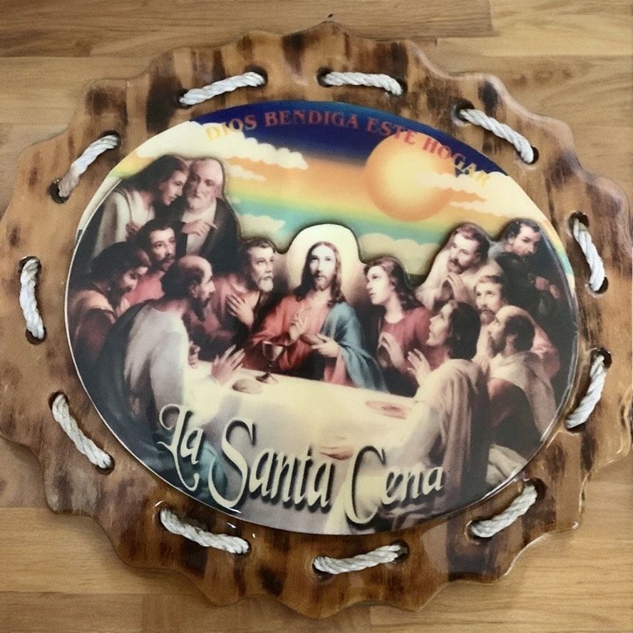 Cuadro Handmade Wood Last Supper Wall Hanging La Santa Cena Handmade Religious Art