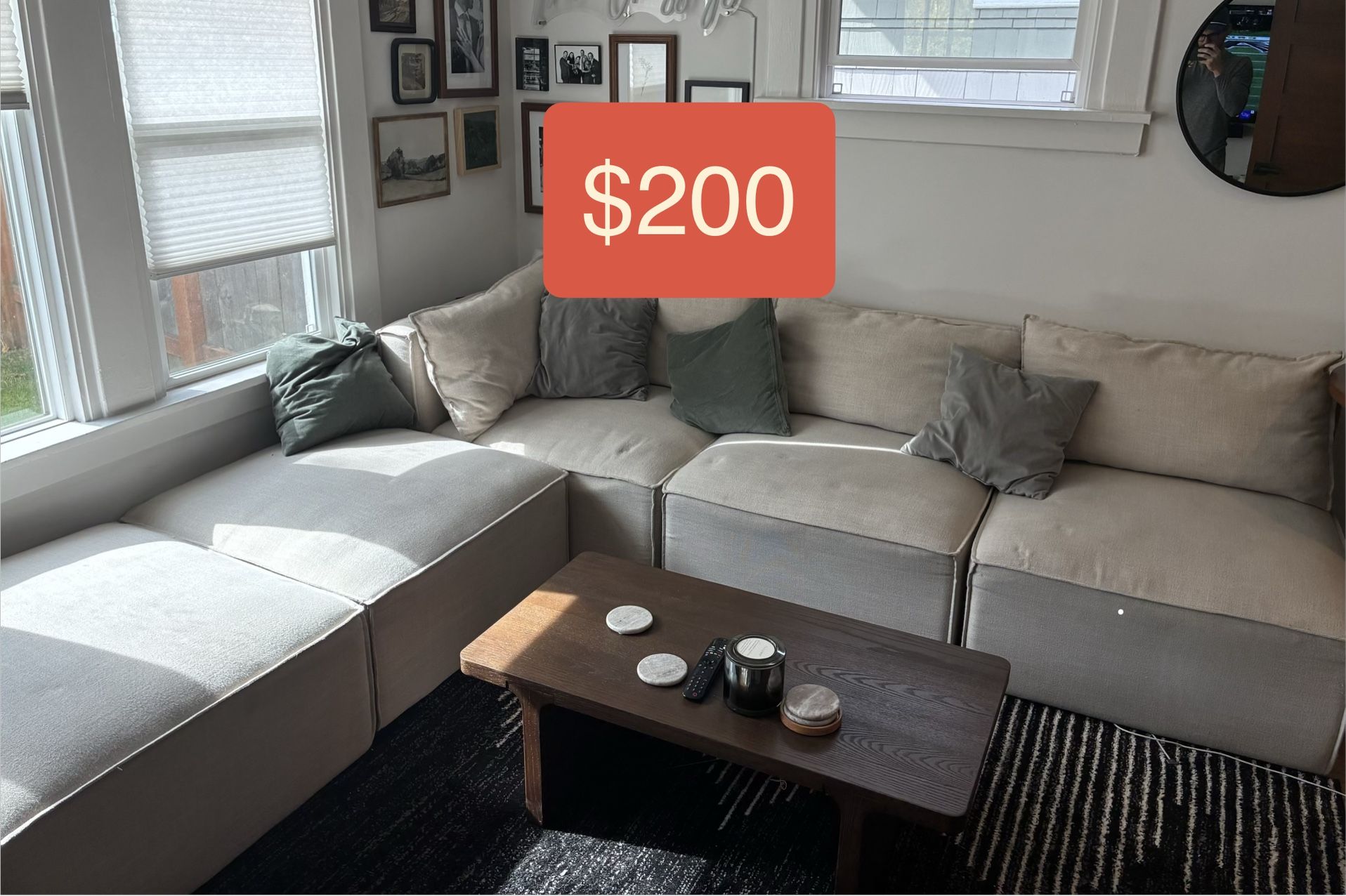 5 Piece Modular Sofa