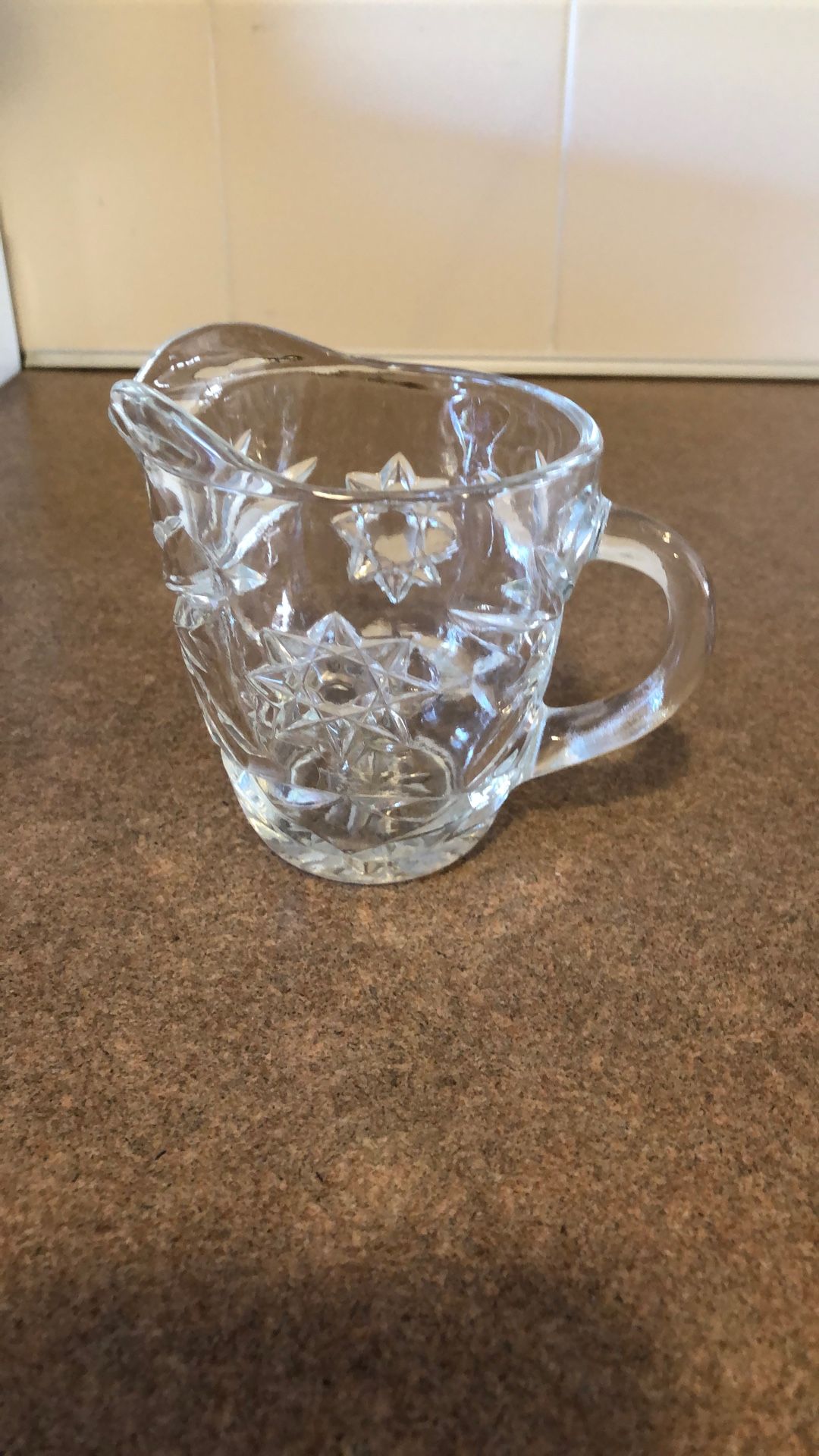 Vintage Anchor Hocking - Star of David Creamer 
