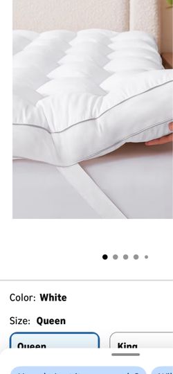 Queen Size Memory Foam Mattress Topper..Un Toper para una Cama Queen