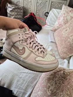 Nike high dunks - light pink