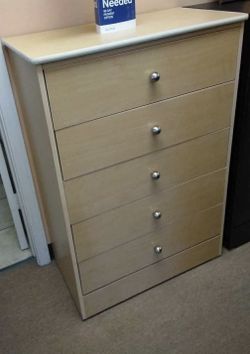 5 Drawer Bone Color 