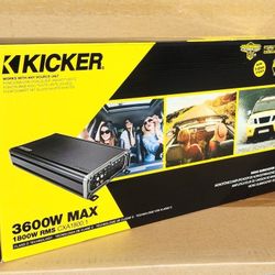 Kicker CXS1800.1T CX Power Amplifier Mono Subwoofer Amp 3600 Watts CXA1800.1 🚨 Payment Options Available 🚨 No Credit Needed 🚨 