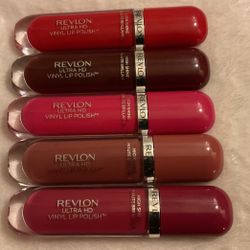 REVLON ULTRA HD VINYL LIP POLISH( High Gloss)..5 Colors