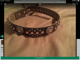 Girls western belt