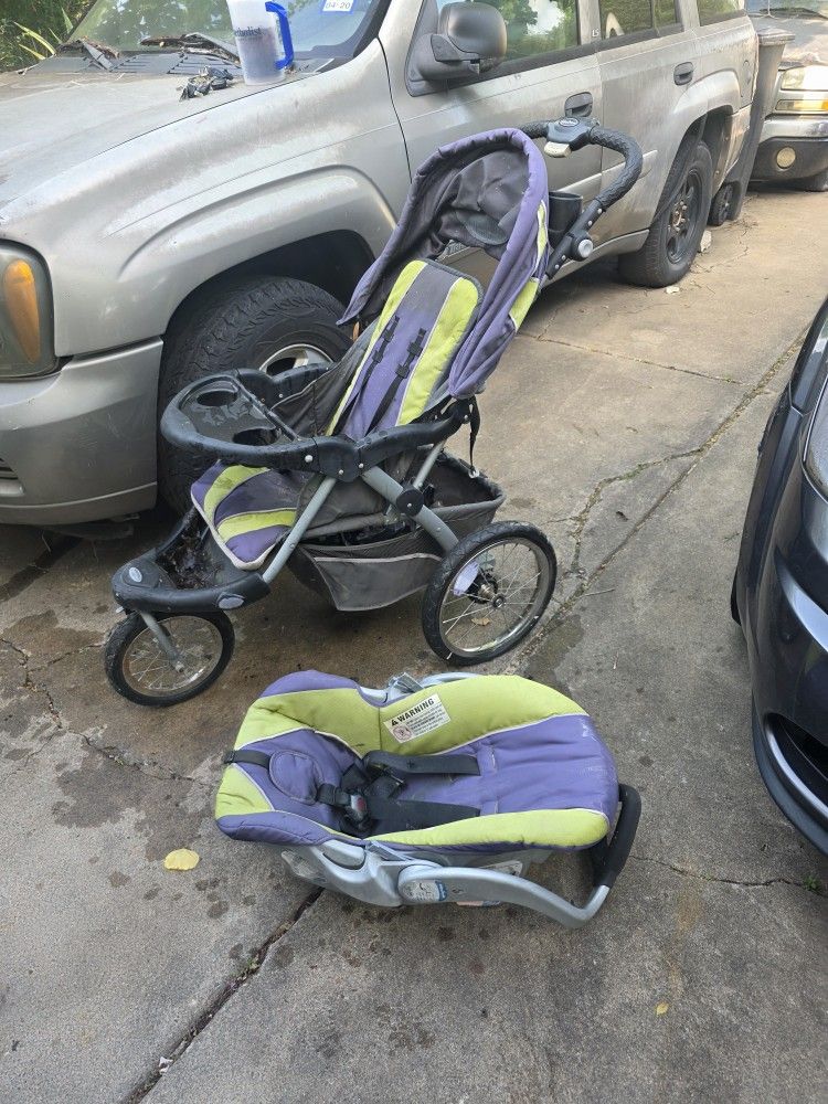 Baby Stroller and Carrier Combo