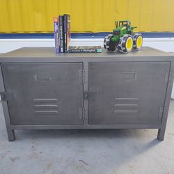 Vintage Locker 2 Door Cabinet
