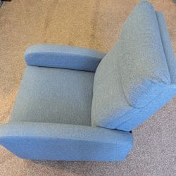 Fabric Single Sofa Recliner with Padded Seat