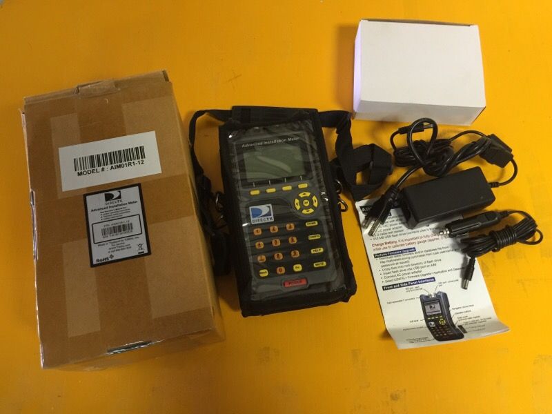 AIM Advanced Installation Signal Meter for DIRECTV Satellite Dishes - AIM01R1-12 - LIKE NEW CONDITION IN BOX