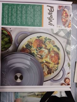 Parini 3.8 qt cast iron Dutch oven
