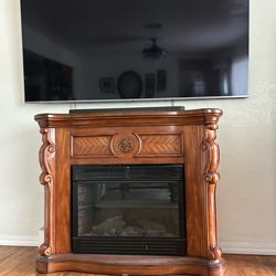 Tv stand fireplace