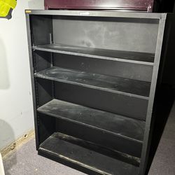 Black Metal Bookshelf