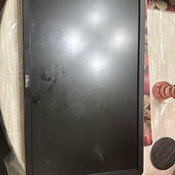 Two Computer Monitors And Table Mount. 