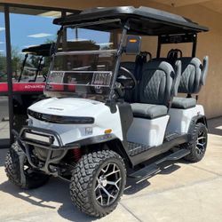 2025 Denago Rover XL 4-Passenger Lifted 48-Volt Lithium Golf Cart