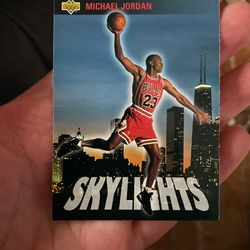 Michael Jordan’s Skylights Upper Deck Card