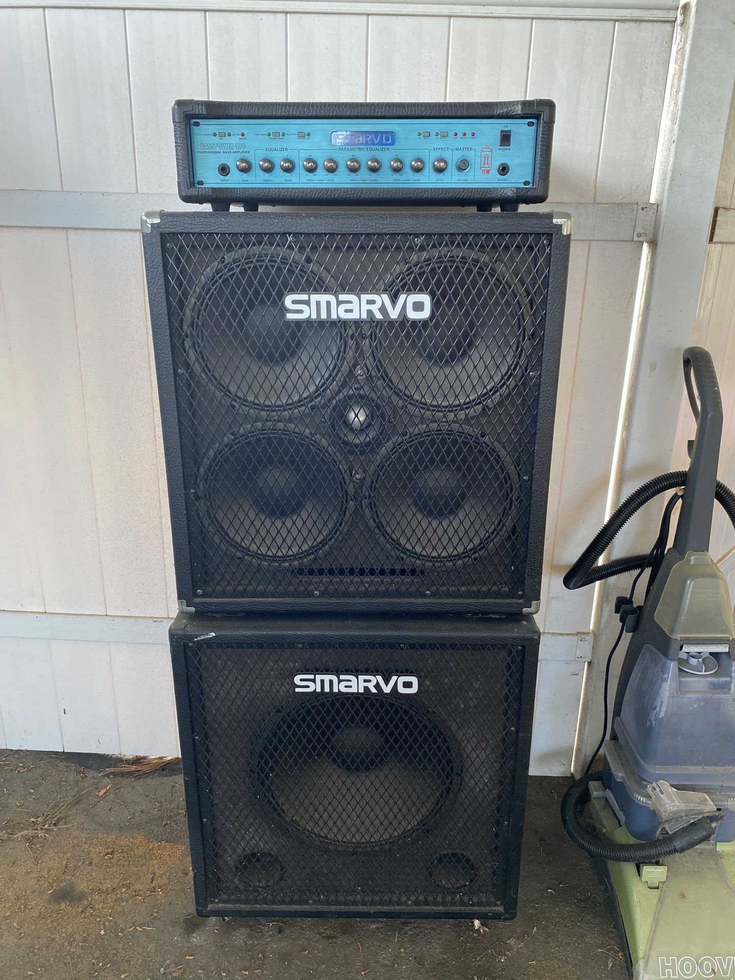 Smarvo Bass Amp and Cabinet Speakers Bundle