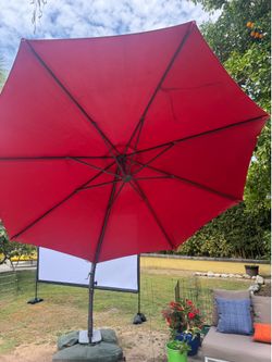Giant garden umbrella