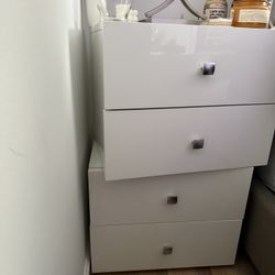 Wayfair Sleek White Gloss Bedside Table