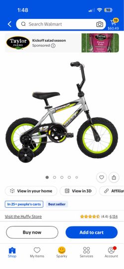 Huffy 12" Rock It Kids' Bike Gray/Green