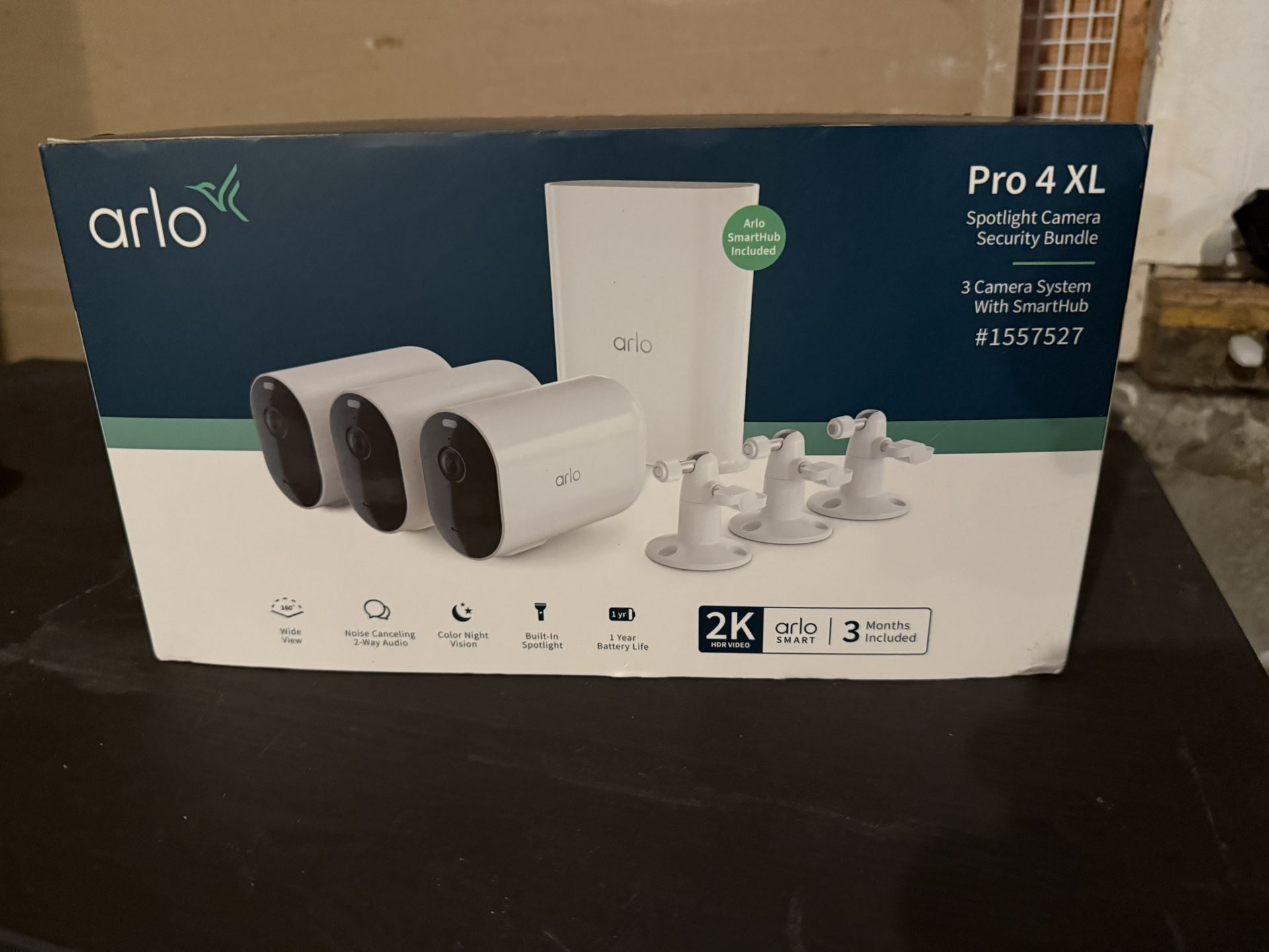 Arlo Security Cameras -opened Box Never Used