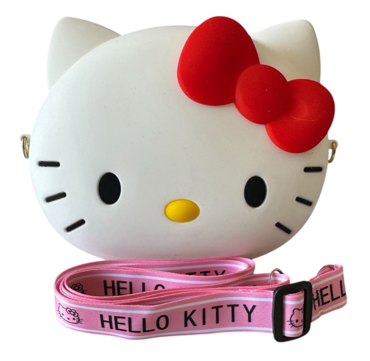 Hello Kitty Crossbody Bag – Cute Pink Strap Purse