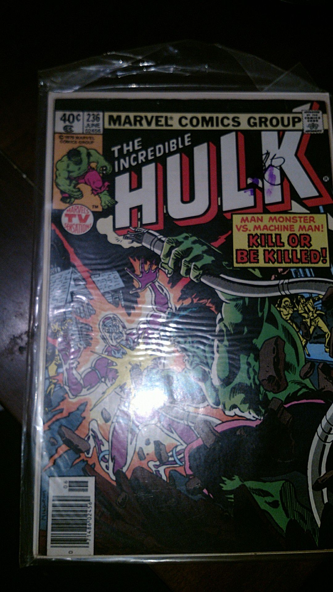 Marvel comics incredible hulk issue number 236
