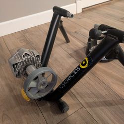 CycleOps kinetic bike trainer, front wheel support