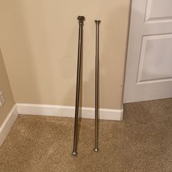 Curtain rods or shower curtain rods